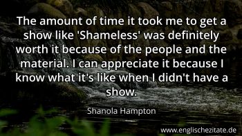 Englisches Zitat von Shanola Hampton als Bild