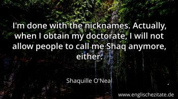 Englisches Zitat von Shaquille O'Neal als Bild