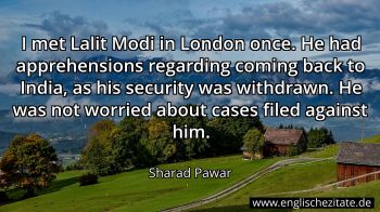 Englisches Zitat von Sharad Pawar als Bild