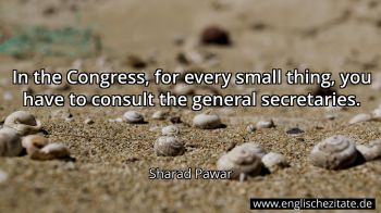 Englisches Zitat von Sharad Pawar als Bild