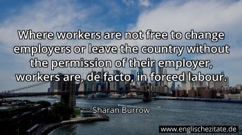 Englisches Zitat von Sharan Burrow als Bild