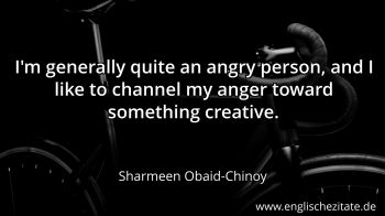 Englisches Zitat von Sharmeen Obaid-Chinoy als Bild
