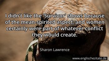 Englisches Zitat von Sharon Lawrence als Bild
