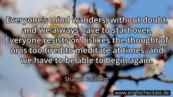 Englisches Zitat von Sharon Salzberg als Bild
