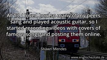 Englisches Zitat von Shawn Mendes als Bild