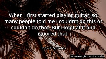Englisches Zitat von Shawn Mendes als Bild