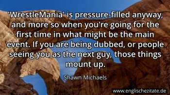 Englisches Zitat von Shawn Michaels als Bild
