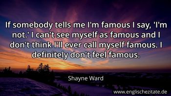 Englisches Zitat von Shayne Ward als Bild