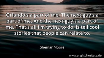 Englisches Zitat von Shemar Moore als Bild