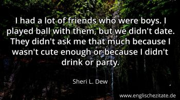 Englisches Zitat von Sheri L. Dew als Bild
