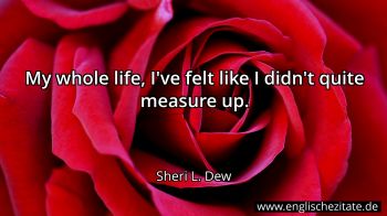 Englisches Zitat von Sheri L. Dew als Bild