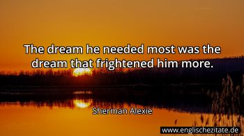 Englisches Zitat von Sherman Alexie als Bild