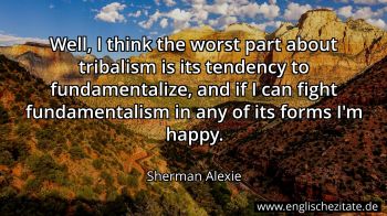 Englisches Zitat von Sherman Alexie als Bild