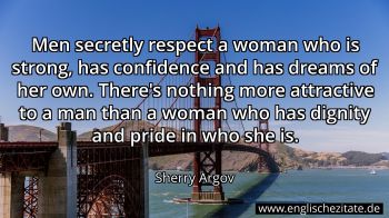 Englisches Zitat von Sherry Argov als Bild