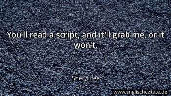 Englisches Zitat von Sheryl Lee als Bild