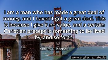 Englisches Zitat von Sidney Buchman als Bild