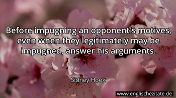 Englisches Zitat von Sidney Hook als Bild