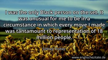 Englisches Zitat von Sidney Poitier als Bild