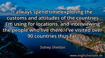 Englisches Zitat von Sidney Sheldon als Bild