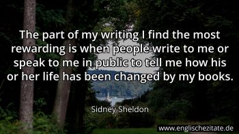 Englisches Zitat von Sidney Sheldon als Bild