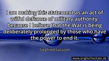 Englisches Zitat von Siegfried Sassoon als Bild