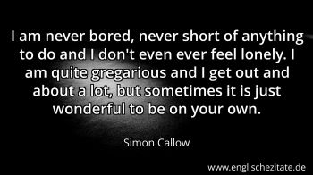 Englisches Zitat von Simon Callow als Bild