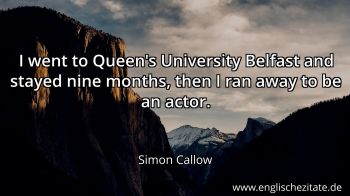 Englisches Zitat von Simon Callow als Bild