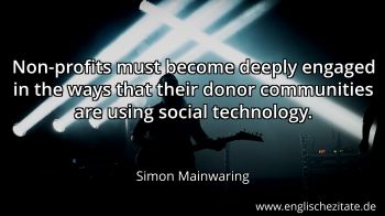 Englisches Zitat von Simon Mainwaring als Bild
