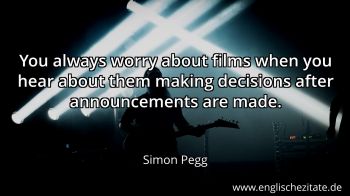 Englisches Zitat von Simon Pegg als Bild