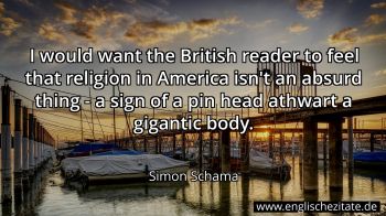 Englisches Zitat von Simon Schama als Bild