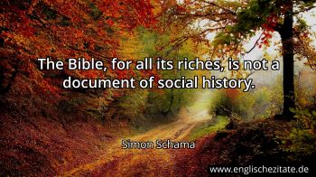Englisches Zitat von Simon Schama als Bild