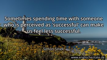 Englisches Zitat von Simon Sinek als Bild