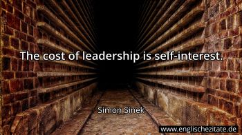 Englisches Zitat von Simon Sinek als Bild