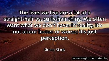 Englisches Zitat von Simon Sinek als Bild