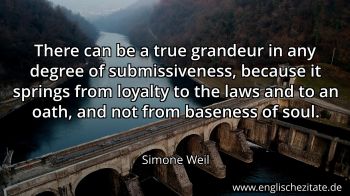 Englisches Zitat von Simone Weil als Bild