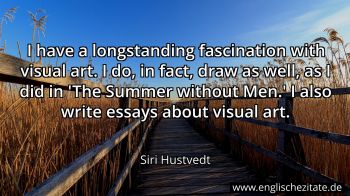 Englisches Zitat von Siri Hustvedt als Bild