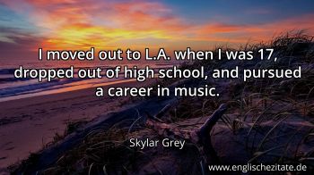 Englisches Zitat von Skylar Grey als Bild