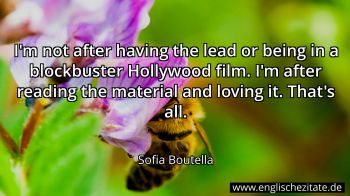 Englisches Zitat von Sofia Boutella als Bild