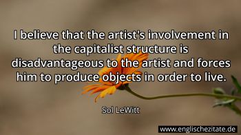 Englisches Zitat von Sol LeWitt als Bild
