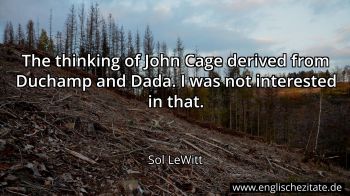 Englisches Zitat von Sol LeWitt als Bild