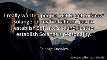 Englisches Zitat von Solange Knowles als Bild