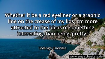 Englisches Zitat von Solange Knowles als Bild