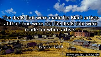 Englisches Zitat von Solomon Burke als Bild