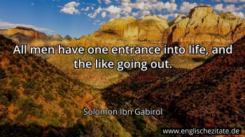 Englisches Zitat von Solomon Ibn Gabirol als Bild