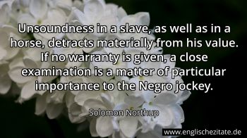 Englisches Zitat von Solomon Northup als Bild