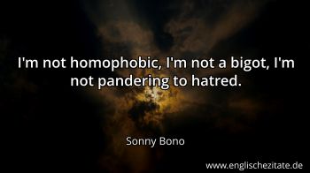 Englisches Zitat von Sonny Bono als Bild