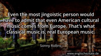 Englisches Zitat von Sonny Rollins als Bild
