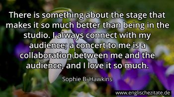 Englisches Zitat von Sophie B. Hawkins als Bild