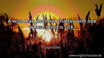 Englisches Zitat von Sophocles als Bild