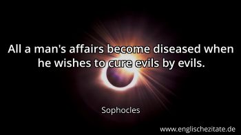 Englisches Zitat von Sophocles als Bild